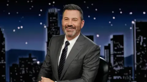 Jimmy Kimmel for now taken off broadcast over controversial statements about conservative figure Charlie Kirk